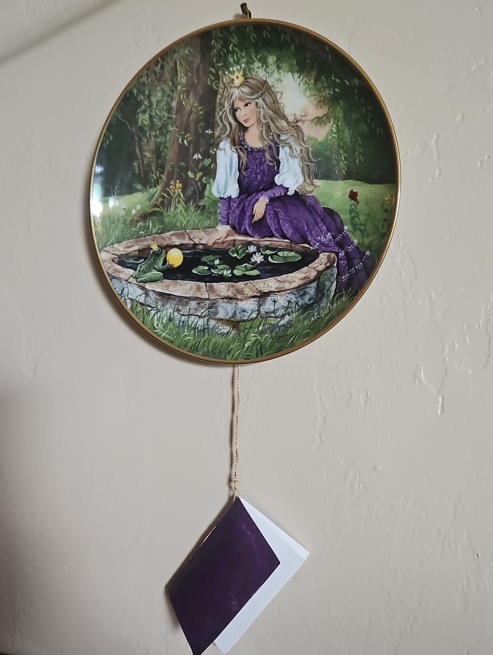 Gerda Newbachet Kaiser-porcelain germany plate. #D-1039 Home Wall Decor